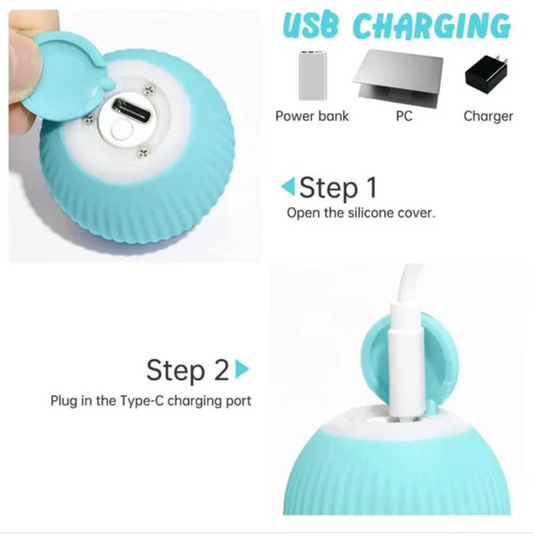 Automatic Smart Self-Rolling Teasing Pet Ball