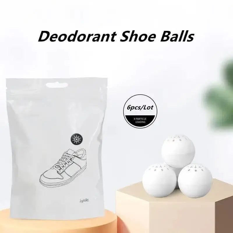 Air Freshener Deodorizer Balls for Shoes Bags, Lockers (Pack of 6)