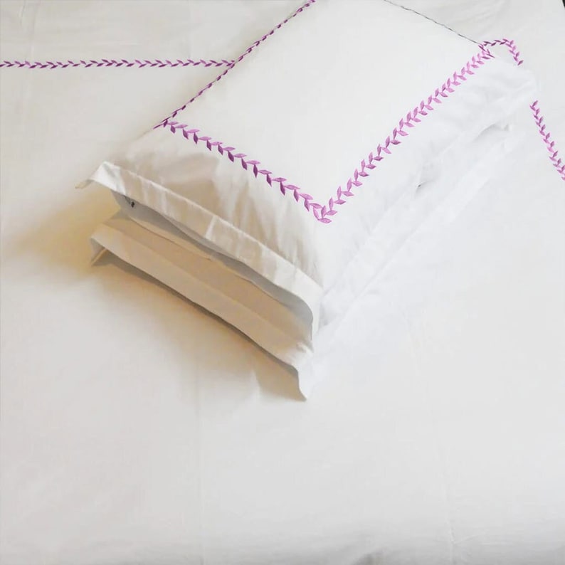 Willow Leaves linen Duvet Cover