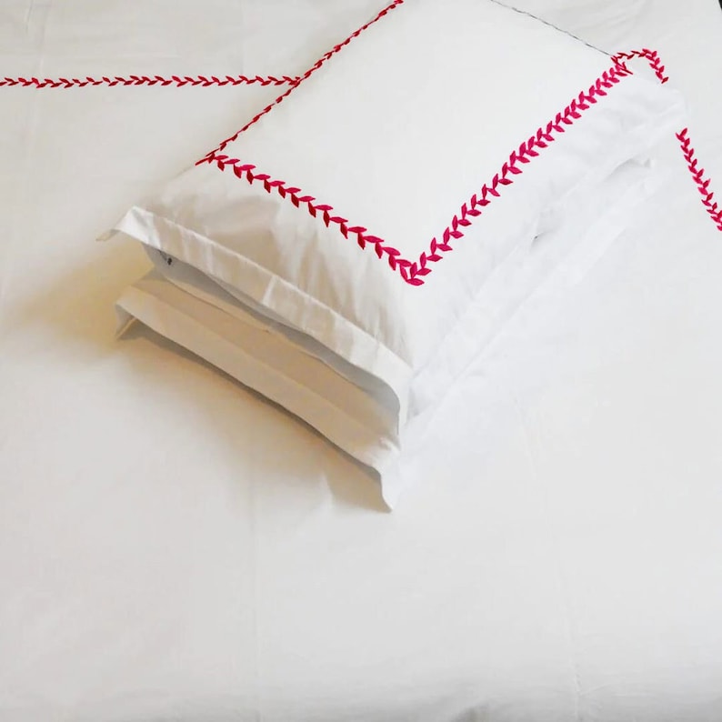 Willow Leaves linen Duvet Cover